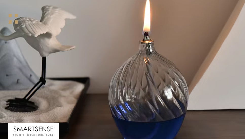 شمع روغنی دایره ای