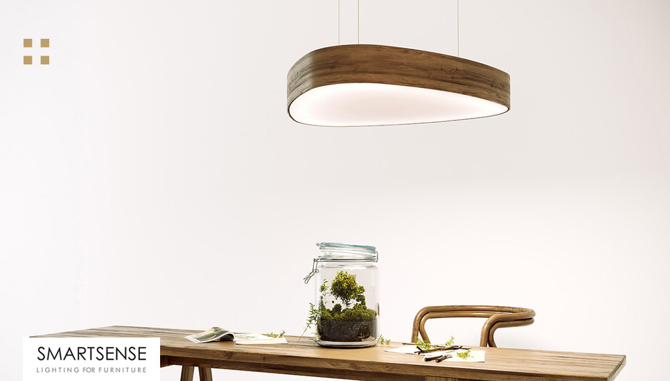 لوستر چوبی شیک و مدرن