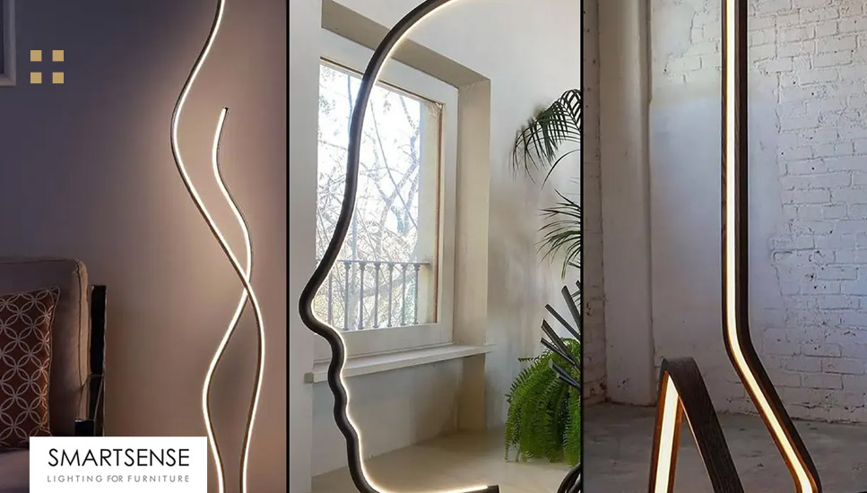 نمونه آباژور ایستاده مدرن