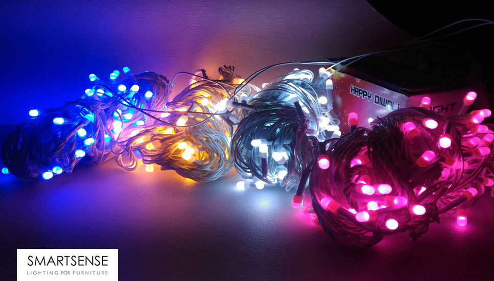 ریسه آی‌سی‌دار برنامه‌پذیر و نورپردازی پویا 