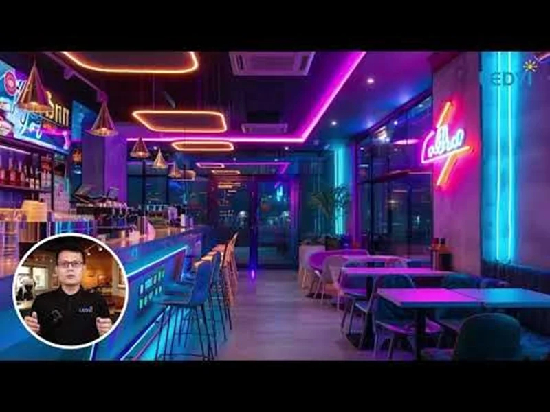 ایده های  نورپردازی کافه و کافیشاپ (2024)