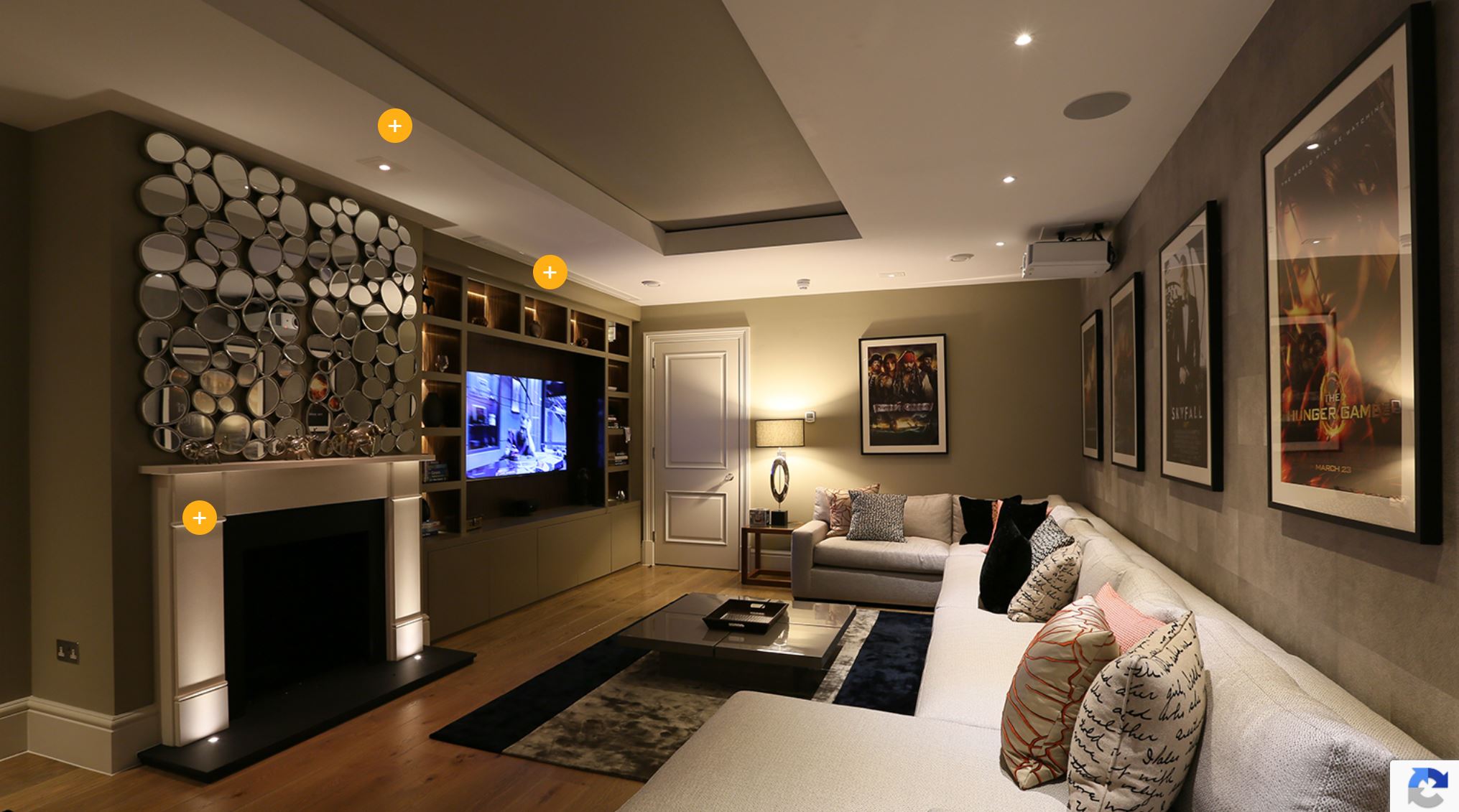 نورپردازی برای تماشای تلویزیون یا تی‌وی روم به چه صورت باید باشد؟