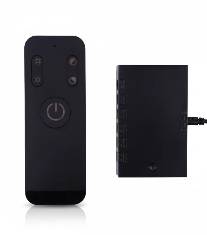 ریموت کنترل دیمردار با قابلیت تغییر رنگ نور و شدت روشنایی