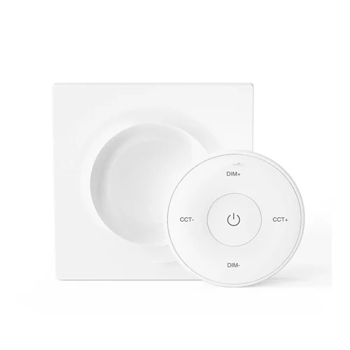 ریموت کنترلر دیمر دار دیواری RF با قابلیت تغییر رنگ نور